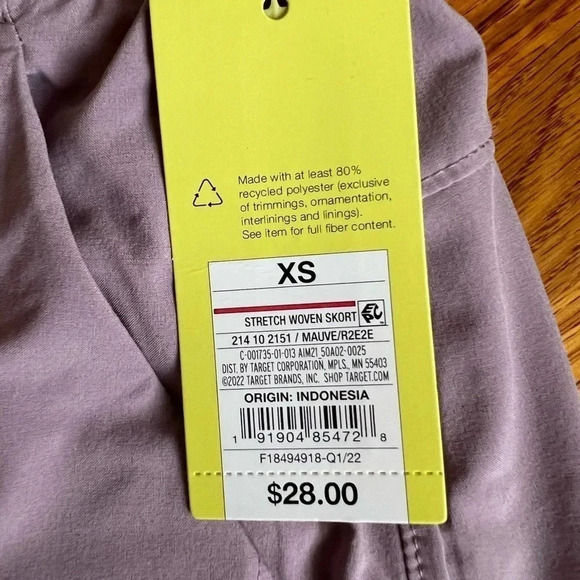 NWT Mid-Rise Skort - Picture 5 of 5